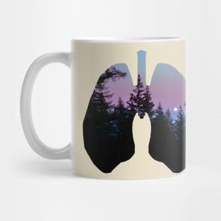 Night Jungle Lungs design Mug